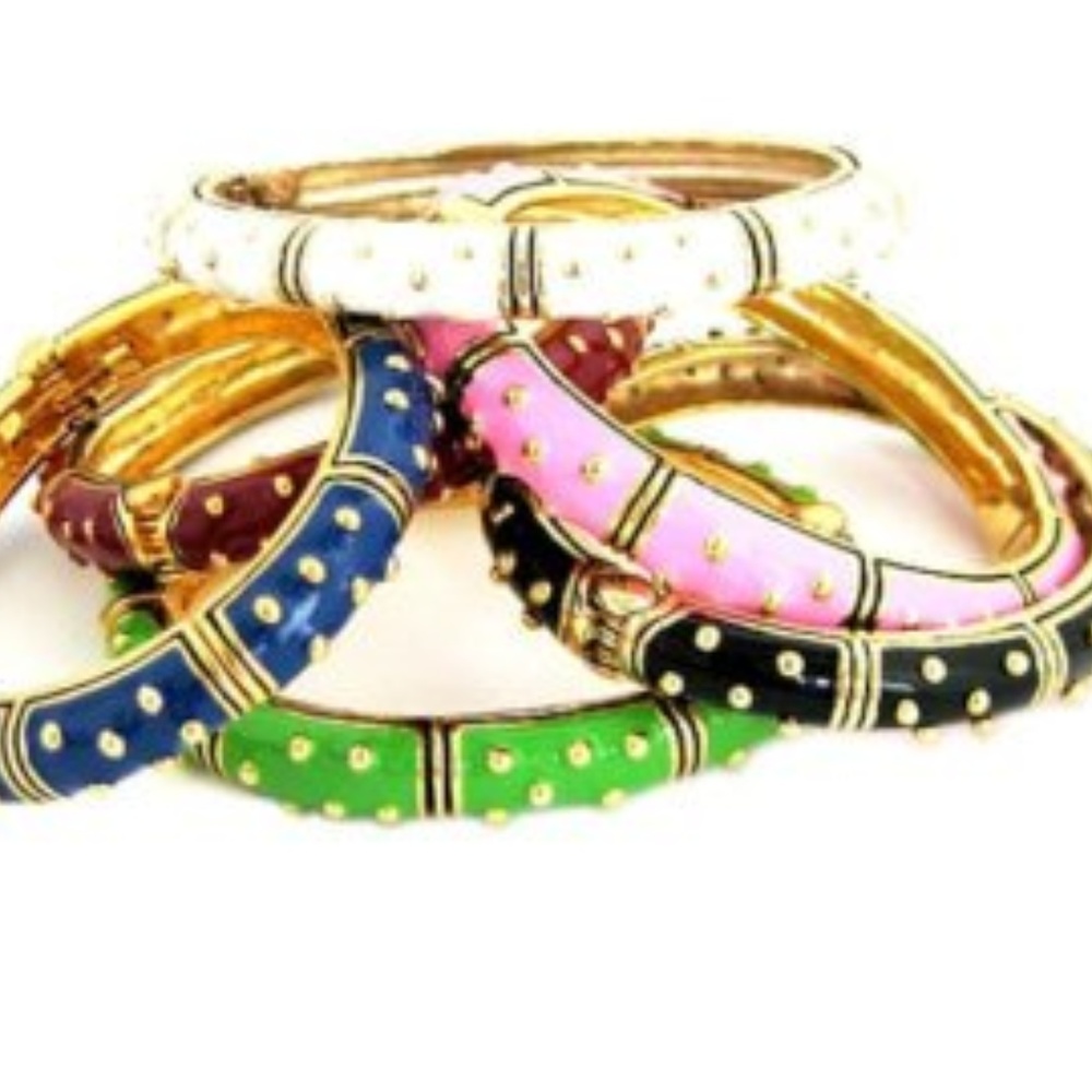 Set of 3 Enamel Bangles